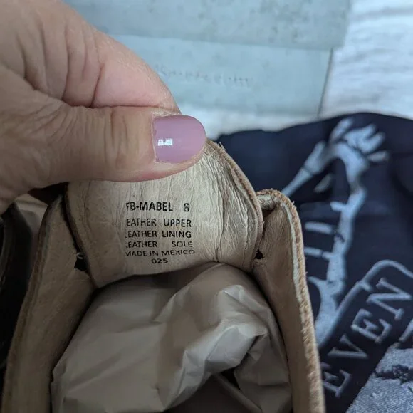 Freebird Mabel oxford, taupe multi - size 8M - Picture 10 of 11